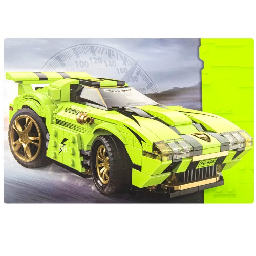 Конструктор Need For Speed Зелёная гоночная машина