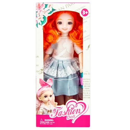 Шарнирная кукла Fashion Doll с рыжими волосами 29 см.