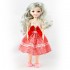 Шарнирная кукла Fashion Doll в красном платье 29 см.