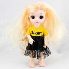 Шарнирная кукла Muliy в спортивном наряде 16 см