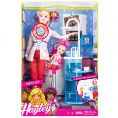 Игровой набор с шарнирной куклой Hayley Кабинет стоматолога