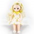 Шарнирная кукла Валала в белом платье 23 см