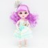 Шарнирная кукла Маленькая принцесса с фиолетовыми волосами 24 см