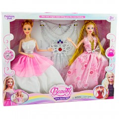 Куклы Beauty в наборе с ожерельем 2в1