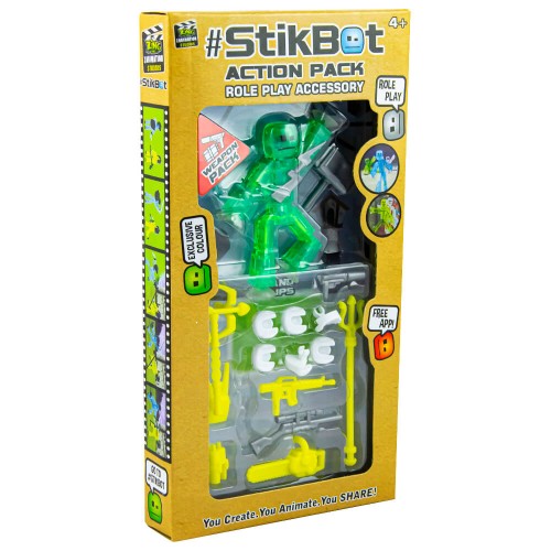 Набор Стикбот (Stikbot) с оружием / Weapon Pack