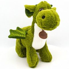 Мягкая игрушка Зеленый дракон 23 см