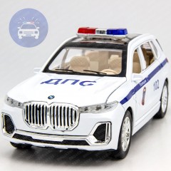 Полицейская машинка ДПС БМВ X7 1:24