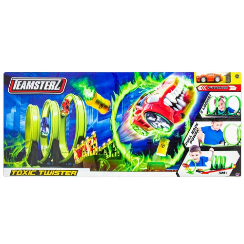 Автотрек Teamsterz Toxic Twister 1 машинка