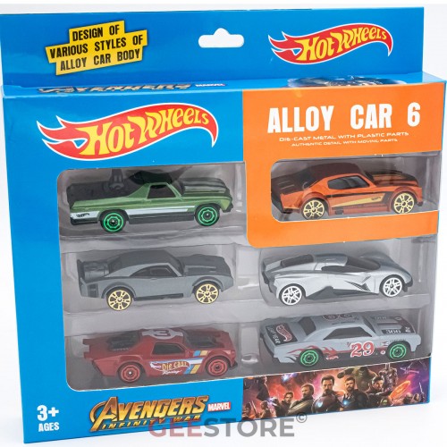 Набор машинок Hot Wheels Мстители 6в1