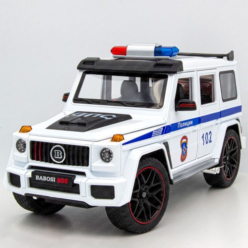 Полицейская машинка ДПС Mercedes-Benz G 800 Brabus 1:18
