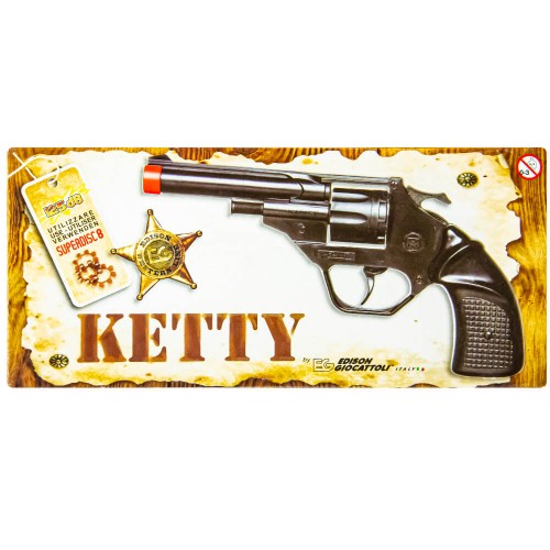 Игрушечный револьвер Ketty на пистонах 18 см