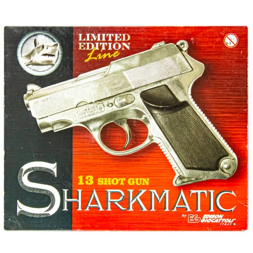 Игрушечный металлический пистолет Sharkmatic на пистонах